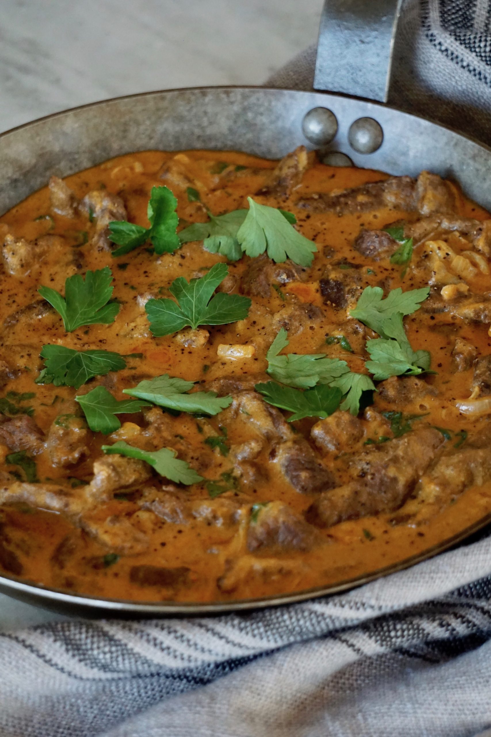 Biff stroganoff - mejerifri